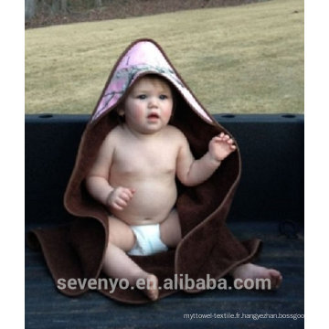 Gardez votre bébé chaud serviettes de haute qualité à capuchon de bébé